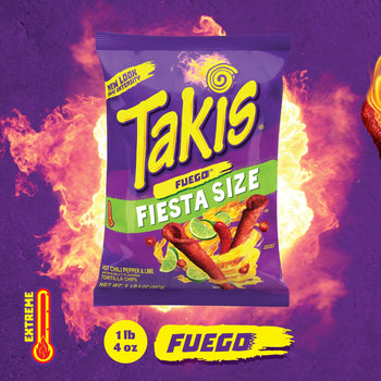 Takis Fuego Fiesta Size chips (482.8g) - Papaya Express
